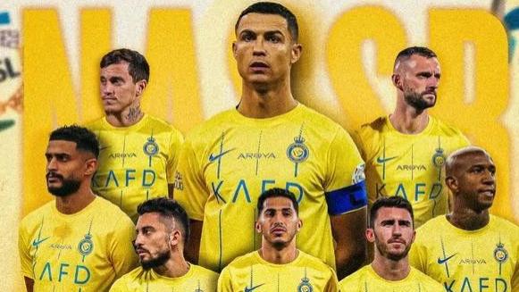 大爆冷，利雅得胜利1-1打平，C罗缺席，加奈姆破门，达伍德挑射扳平