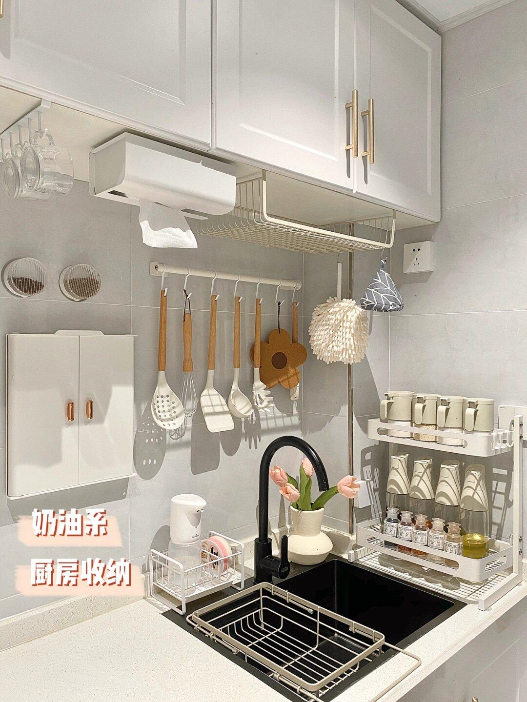 被90w人围观的厨房收纳，快来抄作业
