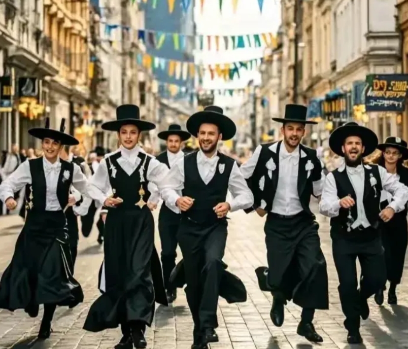 现在去乌克兰的都是哈瑞迪派犹太人，我记得这个哈瑞迪犹太人是极端正统派，他们是坚决