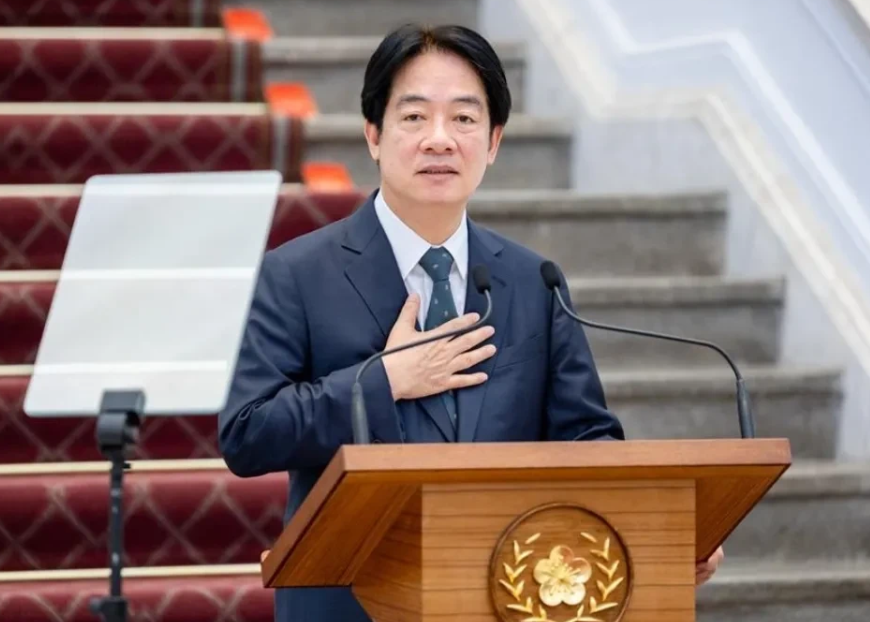 赖清德首次出来回应了！在我们台海周边军事活动结束之后，赖清德出来回应了。赖清德表