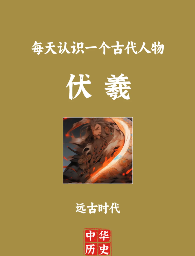 今天给大家介绍的是人文始祖，三皇五帝之首——伏羲
	
伏羲是中国有记载的最早的创
