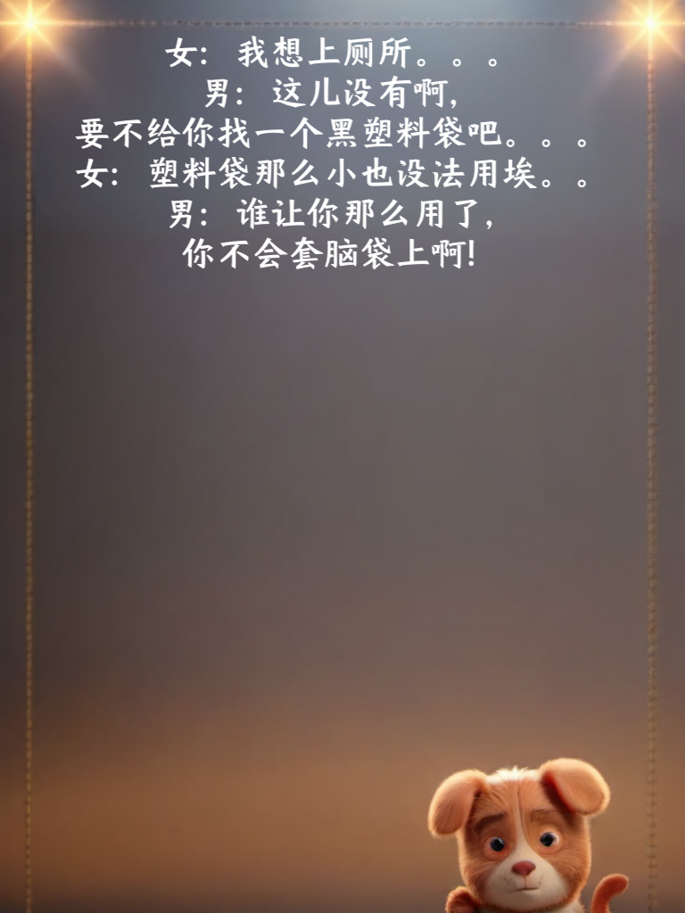 笑到肚子痛，这些段子超猛