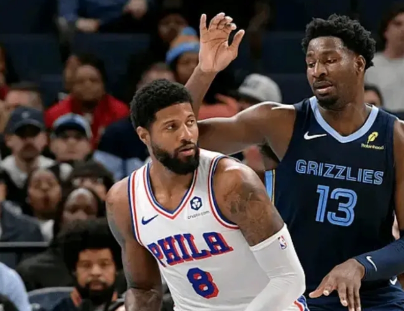 乔治砍2分受伤离场，76人111-117再输灰熊，遭遇5连败，一战揭露3个笑话