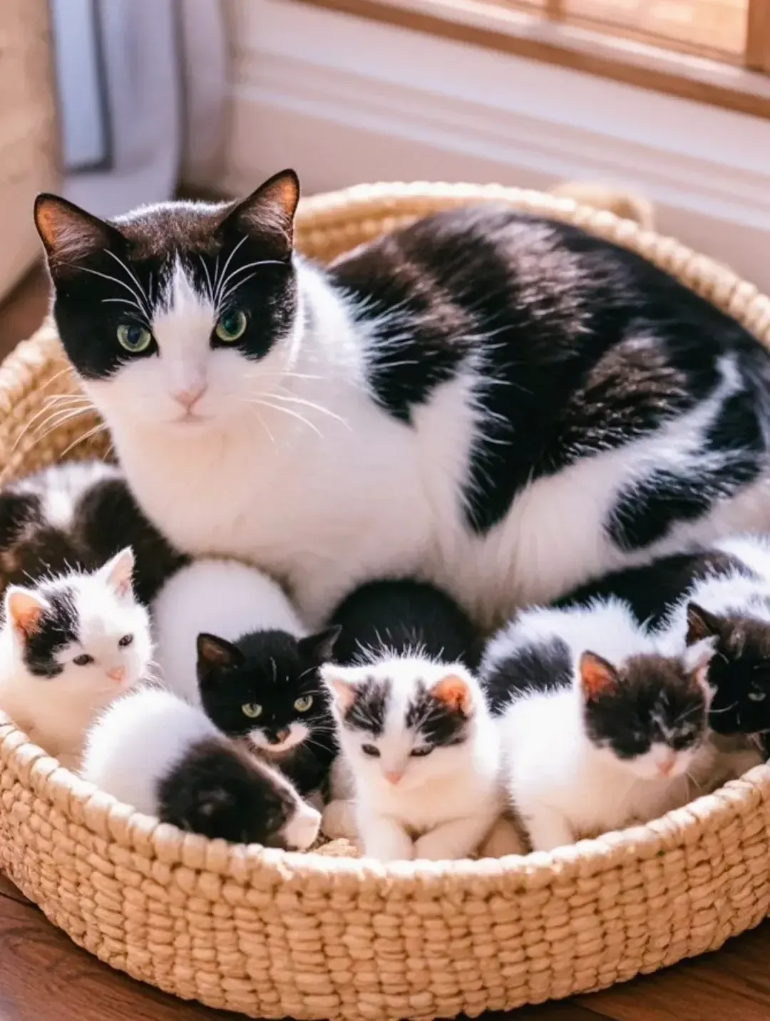 小猫温馨瞬间