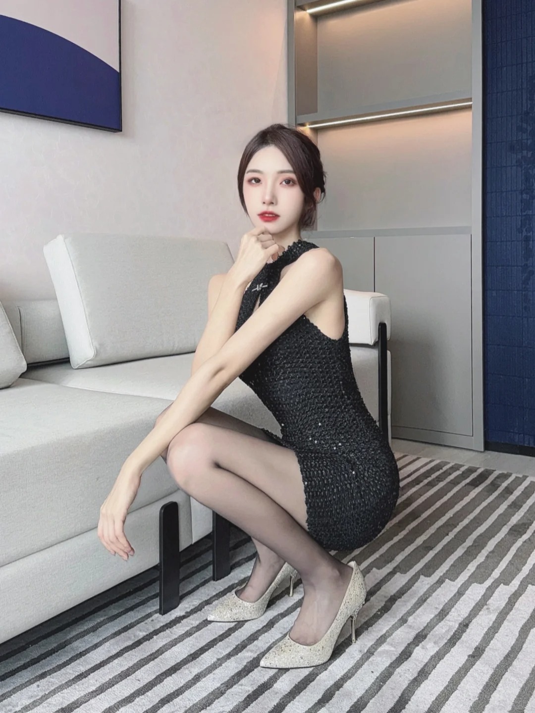 谁懂啊 真的好喜欢自己的腿
穿搭的尽头是御姐风
谁能抵抗气质姐姐呢！