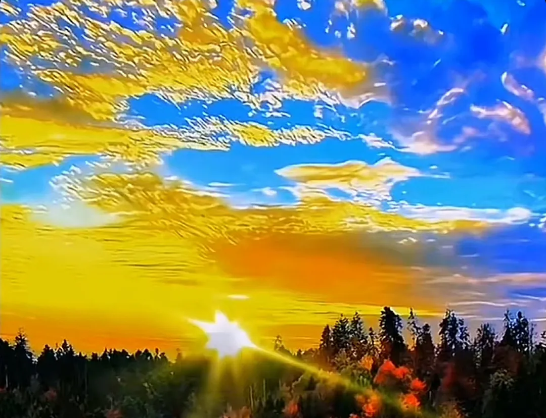 雪山美景，云雾缭绕，仿佛置身仙境！