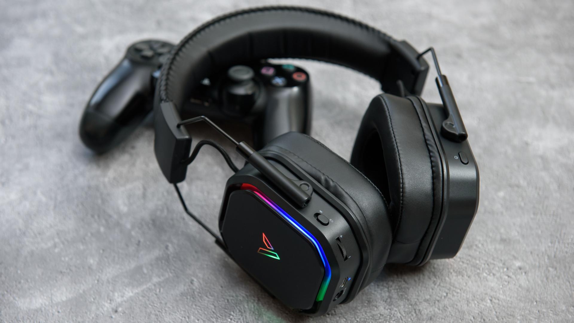 高性价比三模耳机丨雷柏VH850游戏耳机开箱