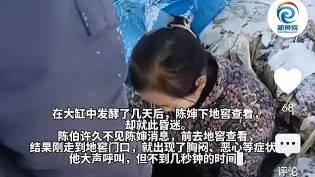 夫妻在地窖蒸三千斤糯米酿酒，进地窖查看时双双中毒！一死一昏迷