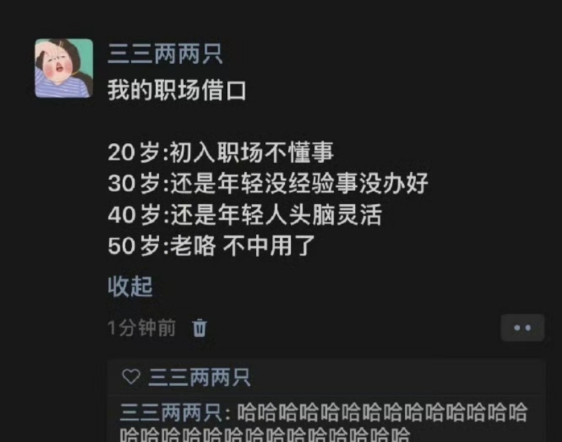 我的职场借口