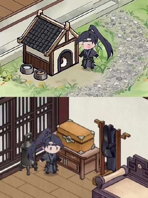 某种方面来说狗随主人，人和狗都有✨眼