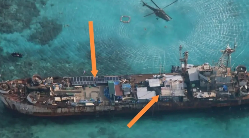 菲律宾仁爱礁这艘破船，出现了三点非常明显的变化：

第一、菲律宾化腐朽为神奇，2