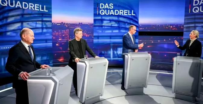 德国大选
魏德尔获胜无望了！
目前最有可能赢得德国大选的是联盟党总理候选人默茨，