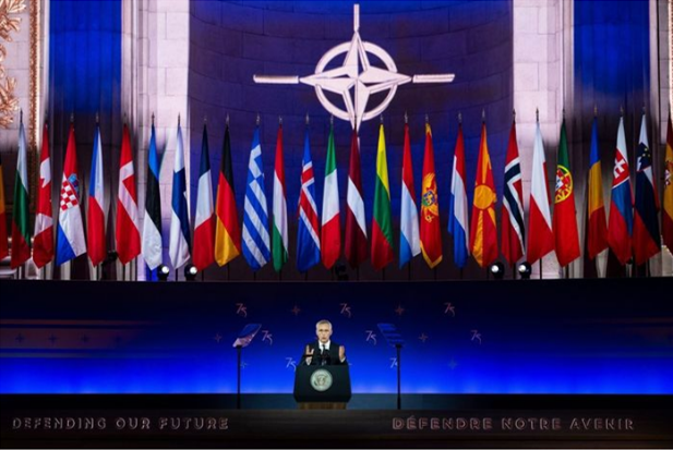 台湾《旺报》今日发文评论道：“北约加大对中国的压力并强化对乌克兰的支持，不外两个