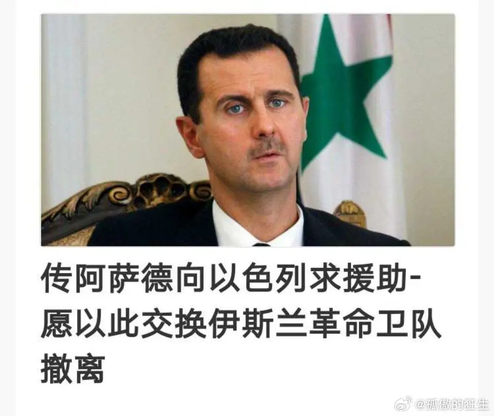 走投无路的阿萨德 ​
