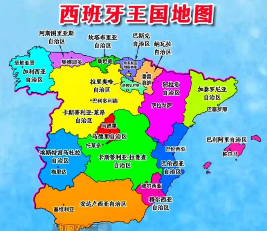 西班牙地处欧洲最南，远离欧洲中心和各种纷争，当地人物欲不高，幸福躺平的生活，状态