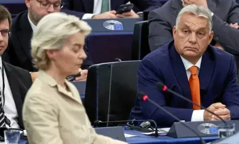 冯德莱恩和欧尔班周三在欧洲议会发生激烈冲突，老冯抨击老班的经济政策和对乌克兰战争