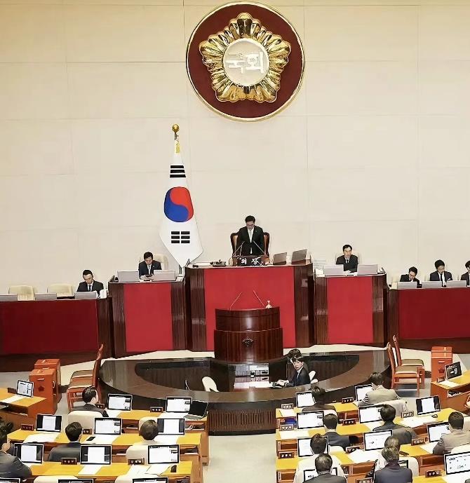 彻底乱套了！韩国国会以192票赞成的投票结果通过弹劾总理韩德洙议案之后，虽然韩德