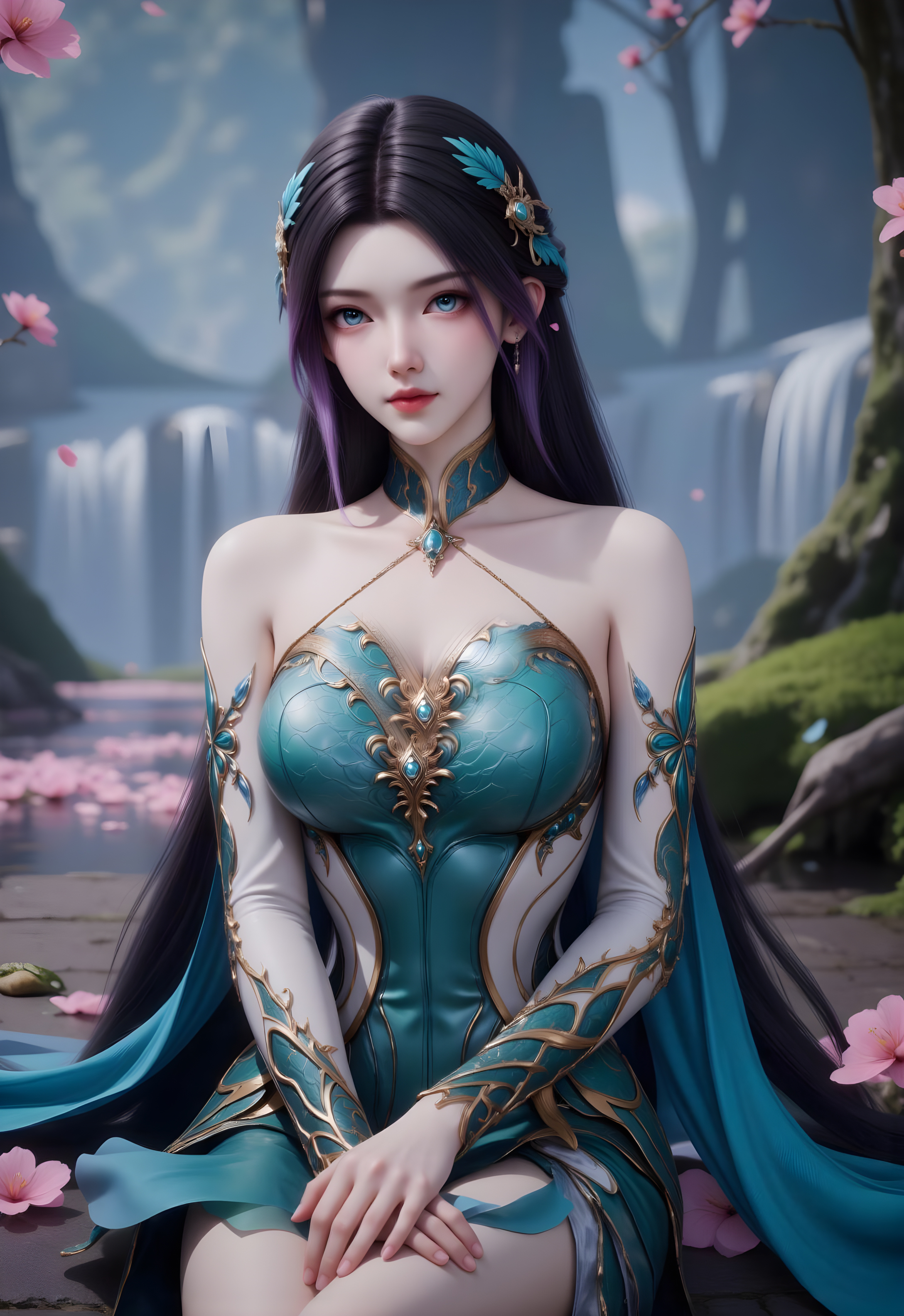 《斗罗大陆2绝世唐门》‌王秋儿AI高清美图/壁纸：谁敢掉链子老娘收拾谁！