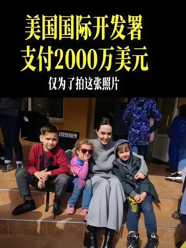 有些明星和政治人物去乌克兰确实像是作秀。
就像安吉丽娜·朱莉拿2000万美元访基