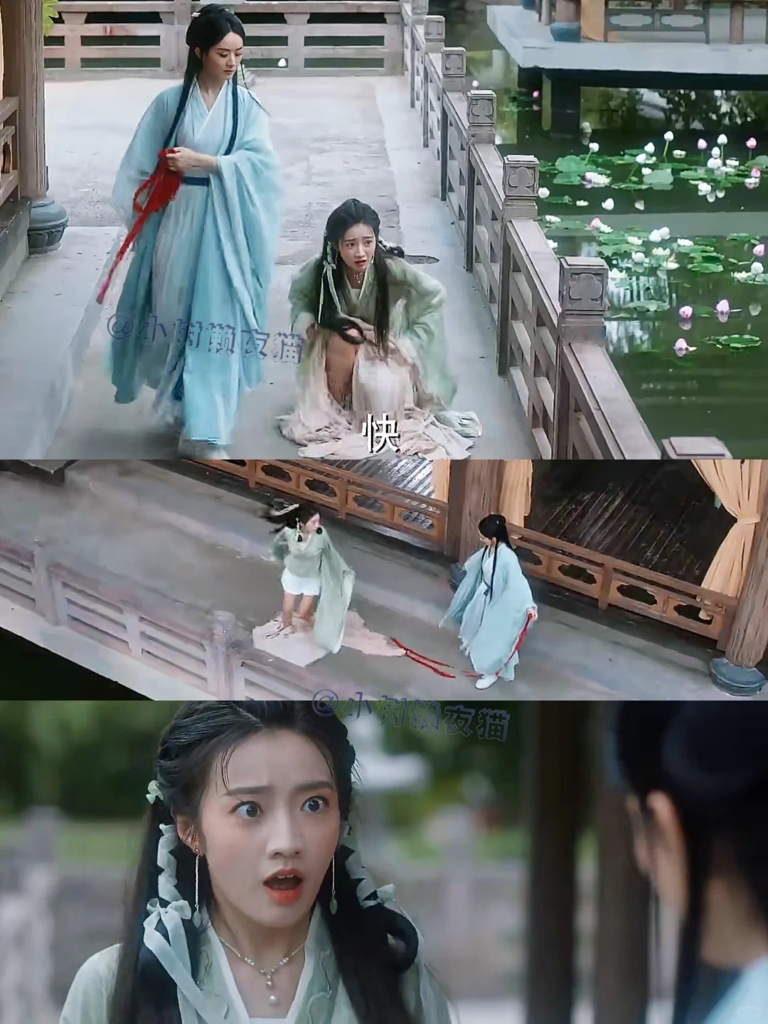 古代的裙子一抽带子 就掉了？
🐣
系裙子完全靠那根带子吗？
那岂不是……一抽就