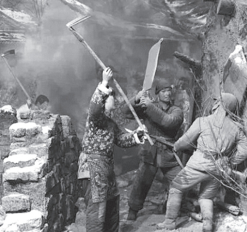 1941年，日军把渊子涯村给包围了，企图进行大规模屠杀，但312名村民不屈不挠，