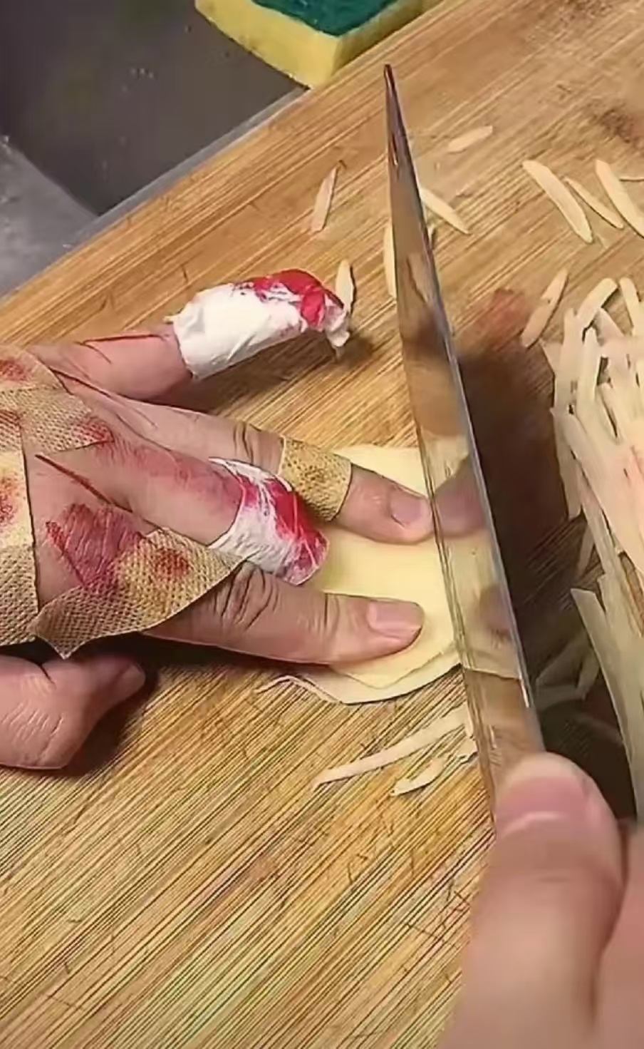 第一次做饭，我的刀工怎么样？