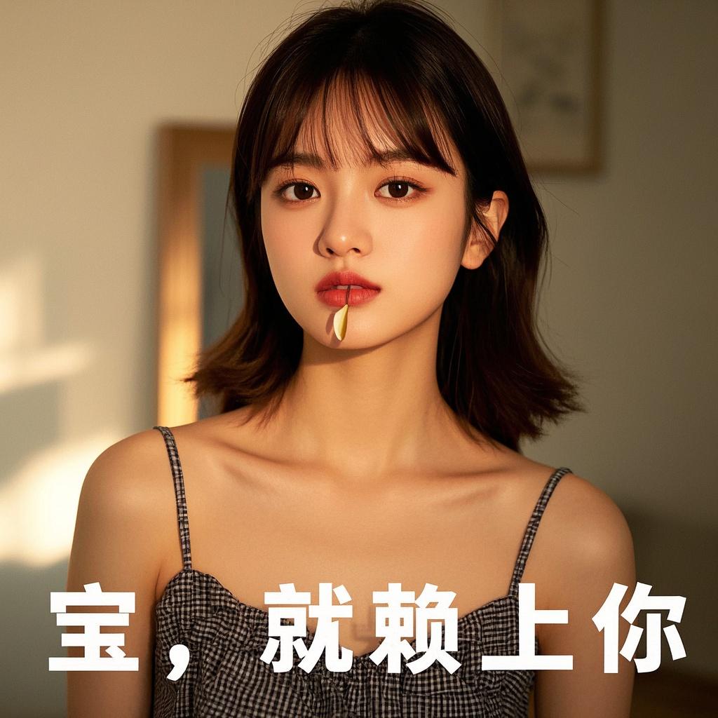 绝绝子，美女表情包让聊天告别平淡！