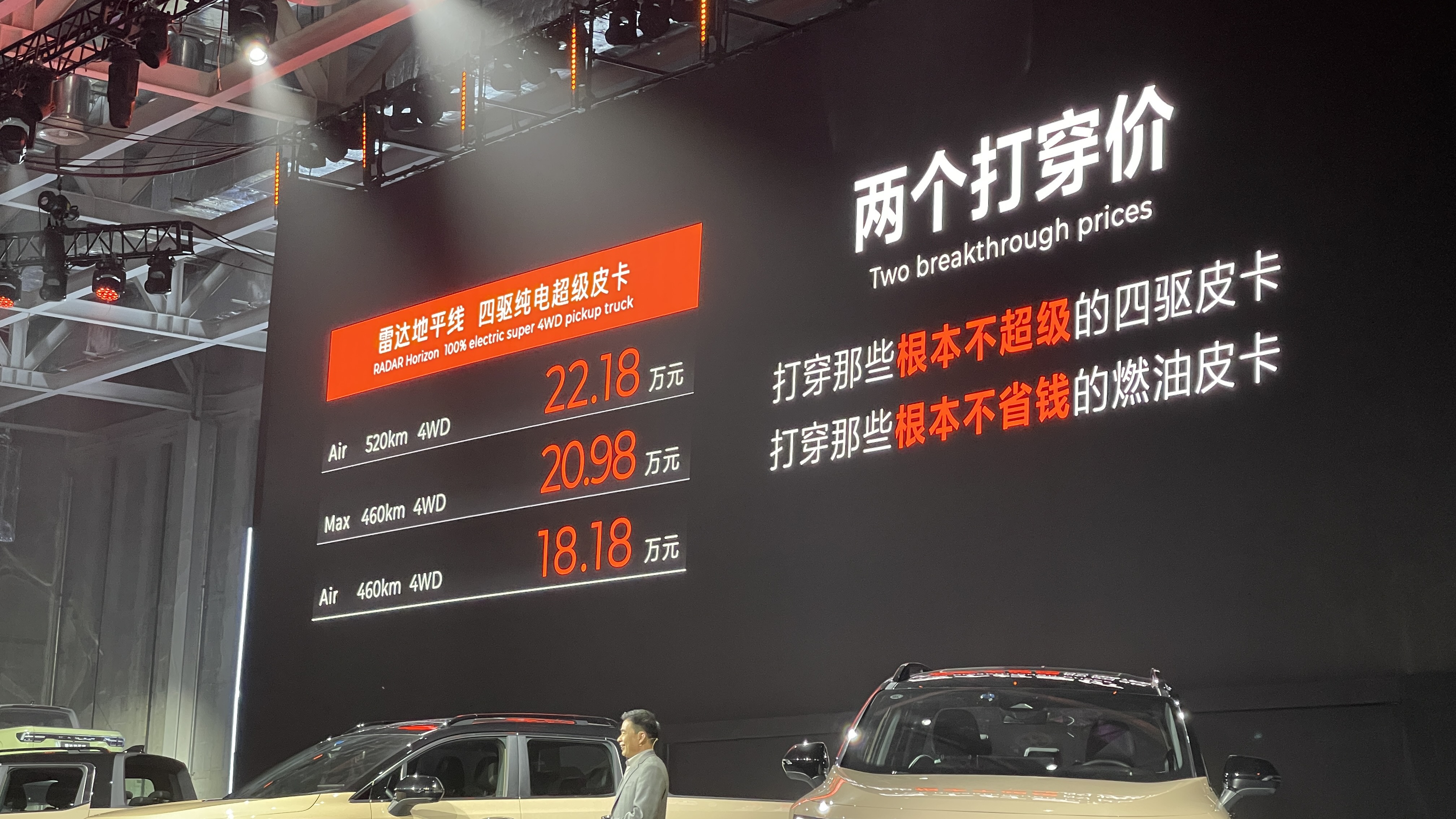 【涉水能力超越悍马EV 动力不输Cybertruck 雷达地平线正式上市】4月2