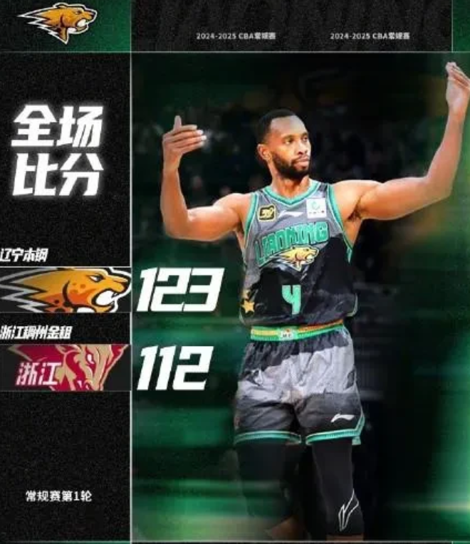 辽宁主场123:112击败浙江，赛前球迷最不可能想到三大意外。

1.双方首发阵