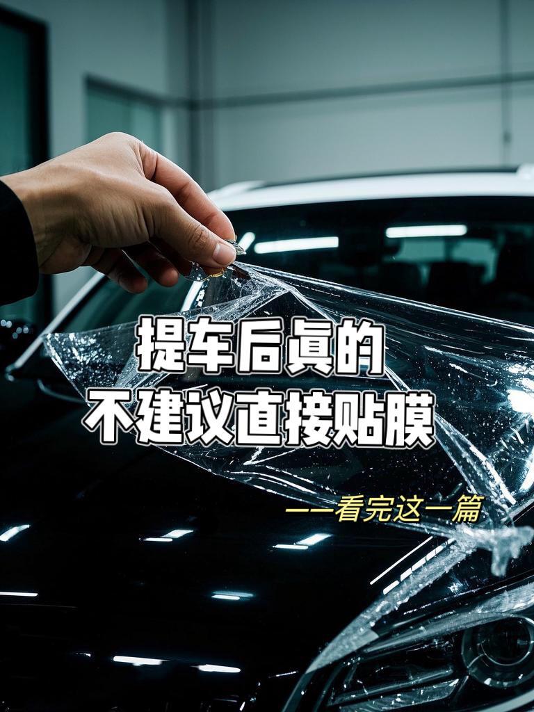 提车后真的不建议直接贴膜
⛔️买新车的小伙伴。刚提完车别着急贴膜，看完这篇文章再