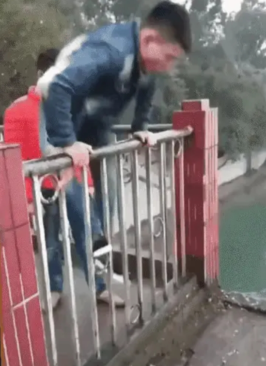 惊呆所有人：史上最惊人的一跳，只为救落水孩子一命，此男子真可谓是孩子的再生父母，