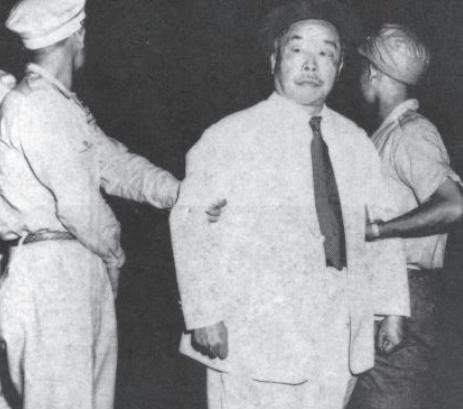 1950年6月，国民党上将陈仪被执行枪决，行刑前，蒋鼎文让士兵端来酒食，陈仪说：