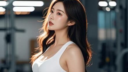 健身房里的我，是你们眼中的女神还是女汉子？哈哈！