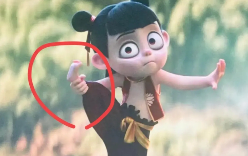 三刷哪吒之后，终于被我发现饺子导演的苛刻之处了

哪吒的脚板底真的是在哪都不一样
