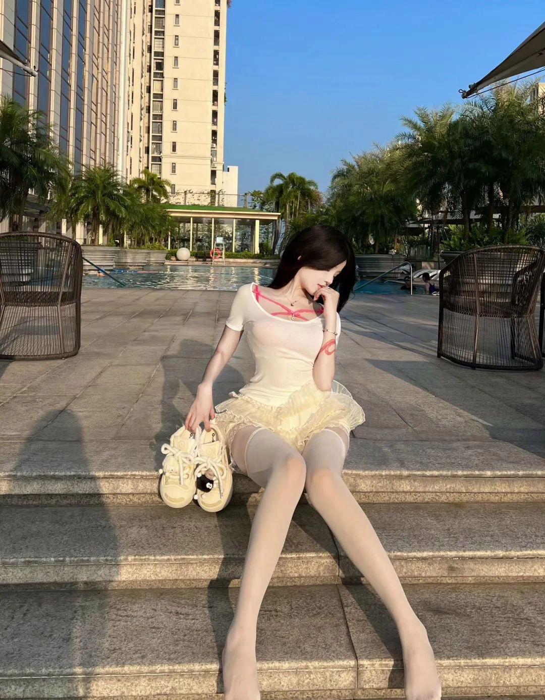 阳光正好，出门拍照，还是有点冷