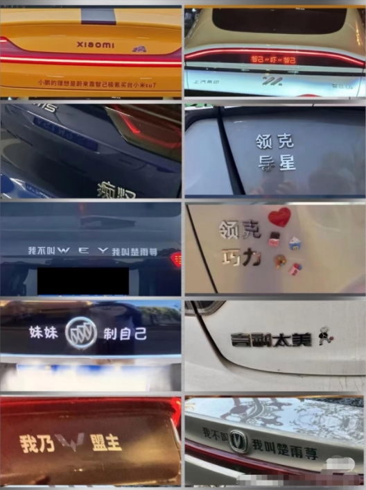 被车主们玩坏了的车尾！

