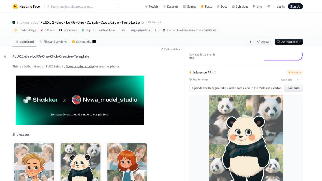 小红书隐藏爆款 这款新Flux LoRA一键复合卡通与真人照片 生成创意插图