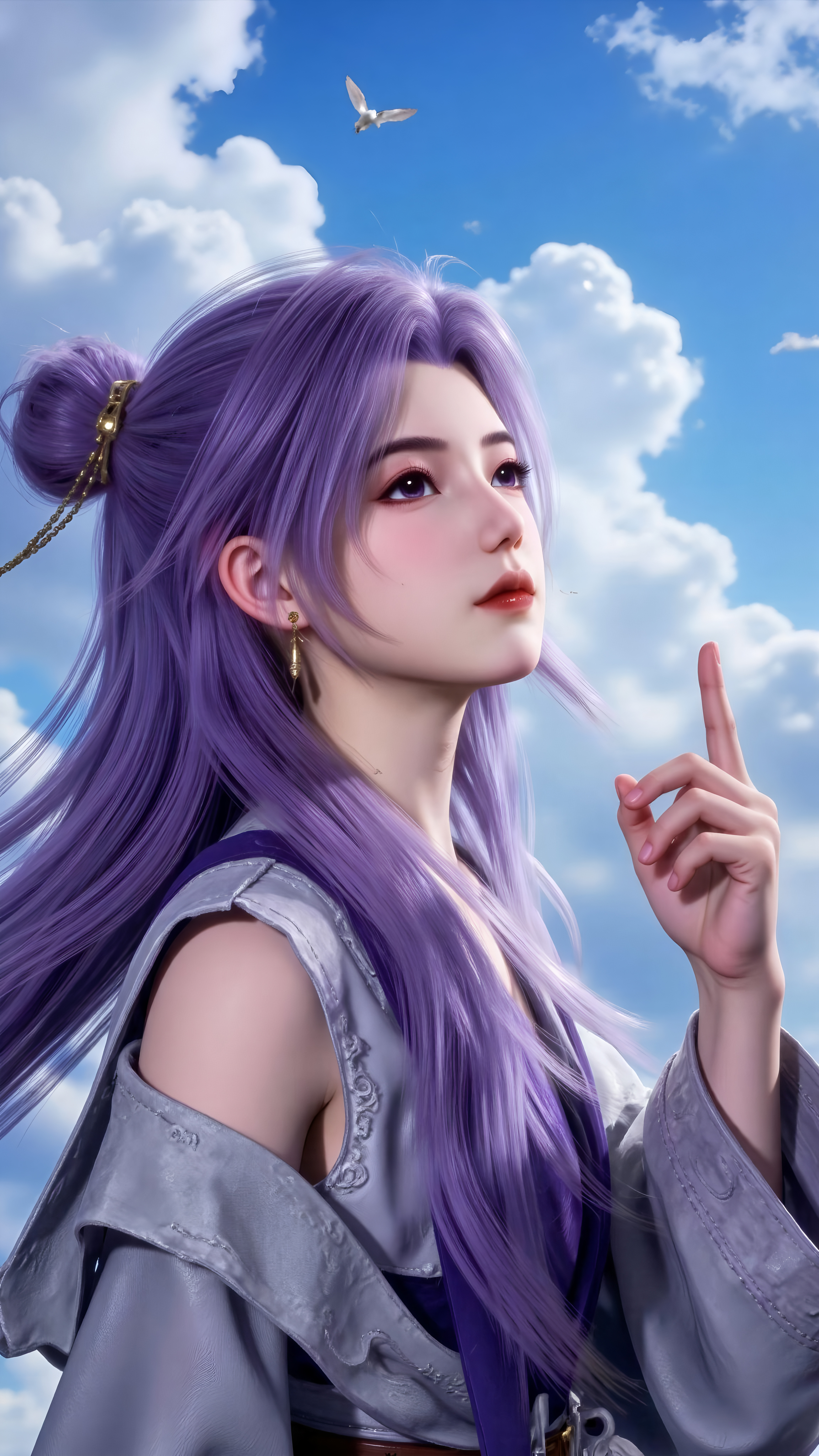 《师兄》云霄仙子美图壁纸：我师兄实在太稳健了！