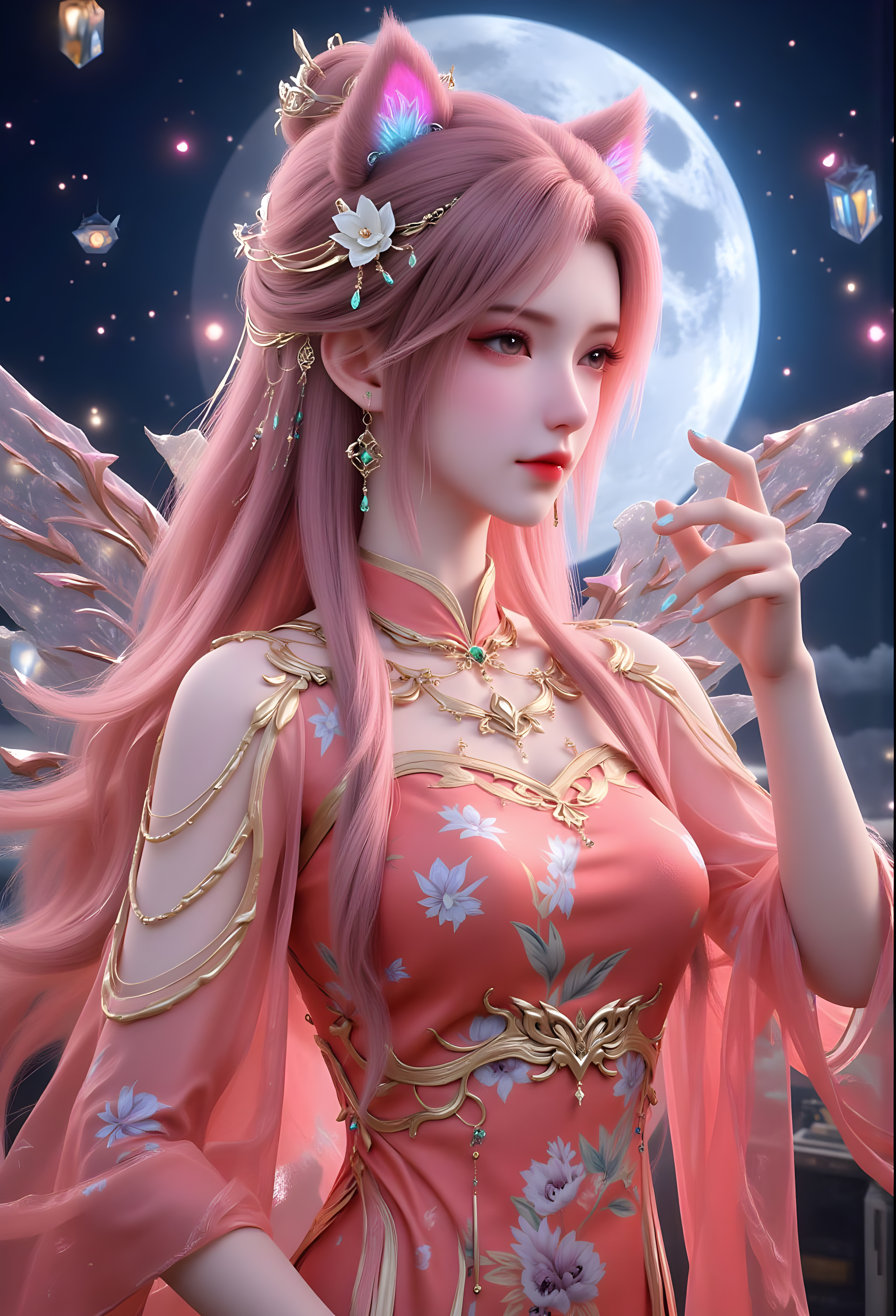 《完美世界》月婵高清壁纸：一日夫妻百日恩终成故交！