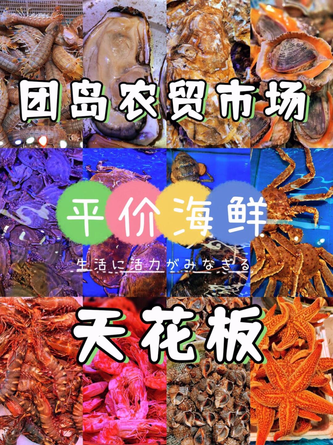 来团岛农贸市场‼️带你实现海鲜自由‼️青岛团岛农贸市场被评为“全国受年轻人追捧的