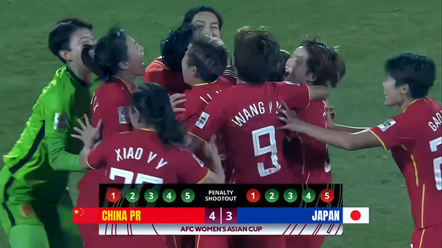 女足6-5日本背后：2度扳平，点球决胜！水庆霞神奇换人进决赛