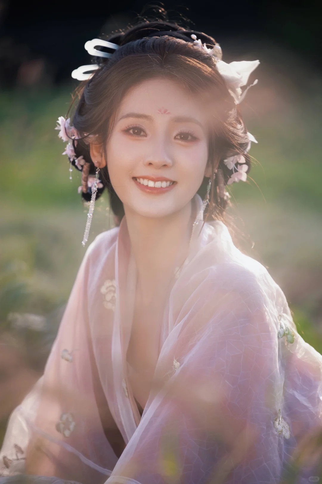 邢菲｜娉娉袅袅一袭薄纱，清婉秀丽仙姿之貌