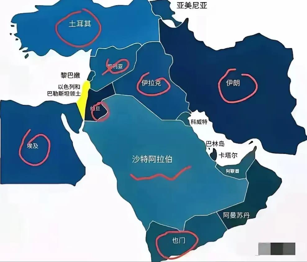 中东这个地方，一个国家要想不被欺负，就得具备两个条件：
一个是强人统治。
一个是