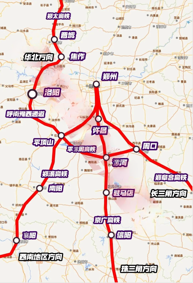 郑州西南环铁正在形成？

郑州可谓是中华第一高铁枢纽，随着济郑高铁的开通，郑州已