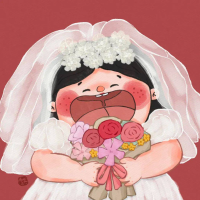 带婚纱聊社会呀