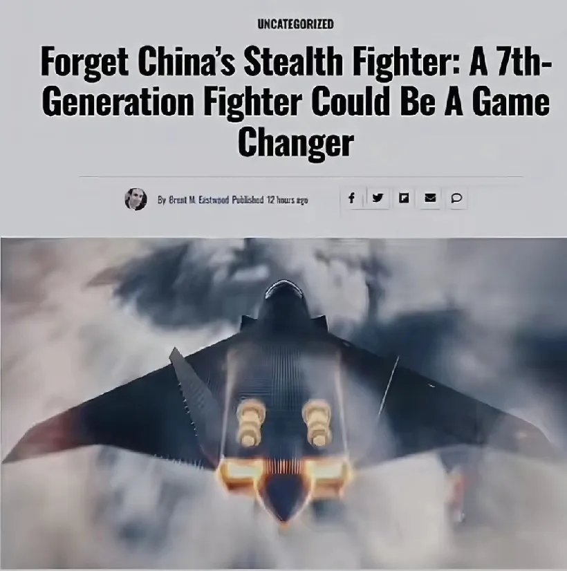 比六代机更让美国头痛的是，我们的七代机已经在验证了。
其实以前美国是不信的，当时