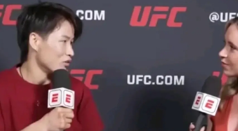 张伟丽：我就是要和她比试一下（地面）。火药味上来了，万众瞩目的UFC312澳大利
