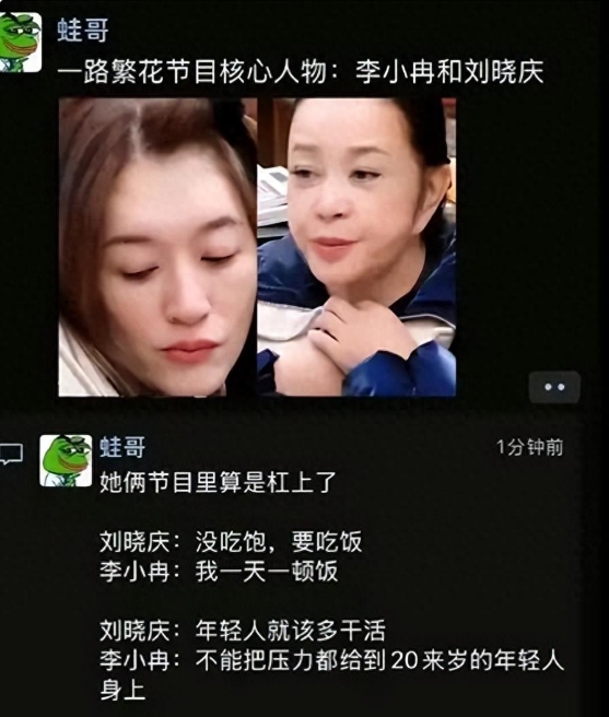 刘晓庆演艺生涯辉煌，李小冉也凭实力获认可。此次不知何起争端，李小冉怒怼“我不顶狗