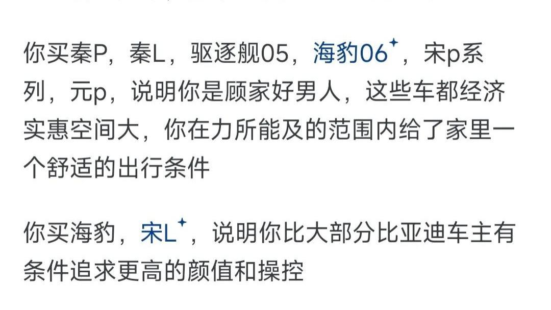 买比亚迪会不会很没面子？网友回答引起上万人共鸣