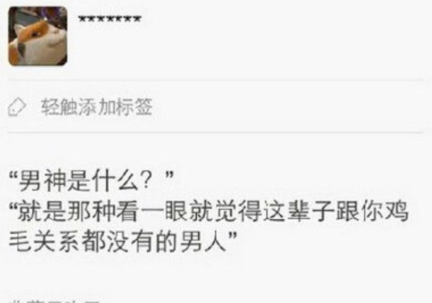 男神是什么